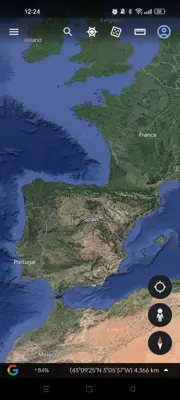 Google Earth android App screenshot 1